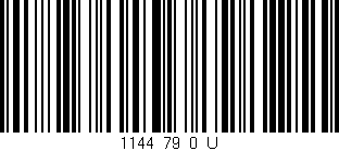 Código de barras (EAN, GTIN, SKU, ISBN): '1144_79_0_U'