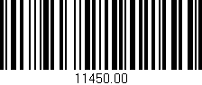 Código de barras (EAN, GTIN, SKU, ISBN): '11450.00'