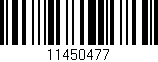 Código de barras (EAN, GTIN, SKU, ISBN): '11450477'