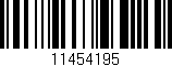 Código de barras (EAN, GTIN, SKU, ISBN): '11454195'