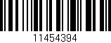 Código de barras (EAN, GTIN, SKU, ISBN): '11454394'