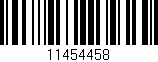 Código de barras (EAN, GTIN, SKU, ISBN): '11454458'