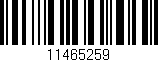 Código de barras (EAN, GTIN, SKU, ISBN): '11465259'