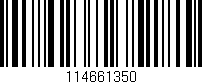 Código de barras (EAN, GTIN, SKU, ISBN): '114661350'