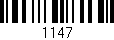 Código de barras (EAN, GTIN, SKU, ISBN): '1147'