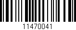 Código de barras (EAN, GTIN, SKU, ISBN): '11470041'