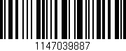 Código de barras (EAN, GTIN, SKU, ISBN): '1147039887'