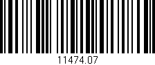 Código de barras (EAN, GTIN, SKU, ISBN): '11474.07'