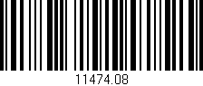 Código de barras (EAN, GTIN, SKU, ISBN): '11474.08'