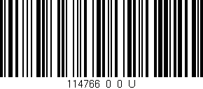 Código de barras (EAN, GTIN, SKU, ISBN): '114766_0_0_U'