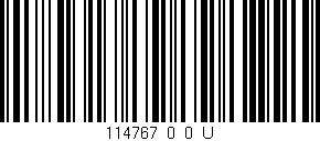 Código de barras (EAN, GTIN, SKU, ISBN): '114767_0_0_U'