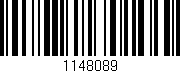 Código de barras (EAN, GTIN, SKU, ISBN): '1148089'