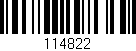 Código de barras (EAN, GTIN, SKU, ISBN): '114822'