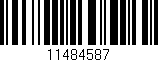Código de barras (EAN, GTIN, SKU, ISBN): '11484587'