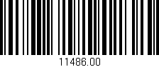 Código de barras (EAN, GTIN, SKU, ISBN): '11486.00'