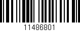 Código de barras (EAN, GTIN, SKU, ISBN): '11486801'