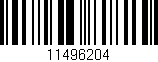 Código de barras (EAN, GTIN, SKU, ISBN): '11496204'
