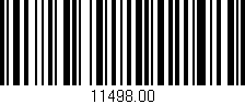 Código de barras (EAN, GTIN, SKU, ISBN): '11498.00'