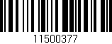 Código de barras (EAN, GTIN, SKU, ISBN): '11500377'