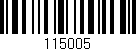 Código de barras (EAN, GTIN, SKU, ISBN): '115005'