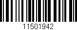 Código de barras (EAN, GTIN, SKU, ISBN): '11501942'