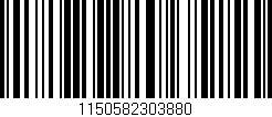 Código de barras (EAN, GTIN, SKU, ISBN): '1150582303880'