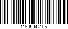 Código de barras (EAN, GTIN, SKU, ISBN): '11509044105'