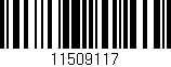 Código de barras (EAN, GTIN, SKU, ISBN): '11509117'
