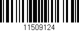 Código de barras (EAN, GTIN, SKU, ISBN): '11509124'
