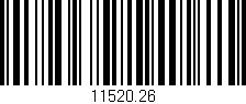 Código de barras (EAN, GTIN, SKU, ISBN): '11520.26'