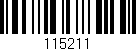 Código de barras (EAN, GTIN, SKU, ISBN): '115211'
