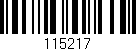 Código de barras (EAN, GTIN, SKU, ISBN): '115217'