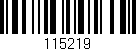 Código de barras (EAN, GTIN, SKU, ISBN): '115219'
