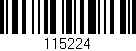 Código de barras (EAN, GTIN, SKU, ISBN): '115224'