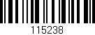 Código de barras (EAN, GTIN, SKU, ISBN): '115238'