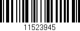 Código de barras (EAN, GTIN, SKU, ISBN): '11523945'