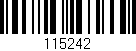 Código de barras (EAN, GTIN, SKU, ISBN): '115242'