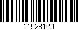 Código de barras (EAN, GTIN, SKU, ISBN): '11528120'