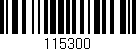 Código de barras (EAN, GTIN, SKU, ISBN): '115300'
