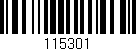 Código de barras (EAN, GTIN, SKU, ISBN): '115301'