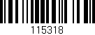 Código de barras (EAN, GTIN, SKU, ISBN): '115318'