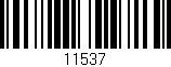 Código de barras (EAN, GTIN, SKU, ISBN): '11537'