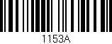 Código de barras (EAN, GTIN, SKU, ISBN): '1153A'