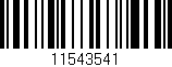 Código de barras (EAN, GTIN, SKU, ISBN): '11543541'