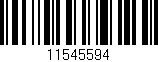 Código de barras (EAN, GTIN, SKU, ISBN): '11545594'