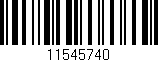 Código de barras (EAN, GTIN, SKU, ISBN): '11545740'