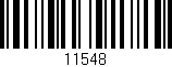 Código de barras (EAN, GTIN, SKU, ISBN): '11548'