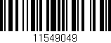 Código de barras (EAN, GTIN, SKU, ISBN): '11549049'