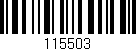 Código de barras (EAN, GTIN, SKU, ISBN): '115503'