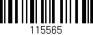 Código de barras (EAN, GTIN, SKU, ISBN): '115565'